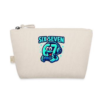 Six Seven Gamer Mascot Italian Brainrot Gaming - Organic Pouch - nature - Front