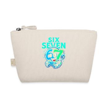 Six Seven Gamer Mascot Italian Brainrot Gaming - Organic Pouch - nature - Front