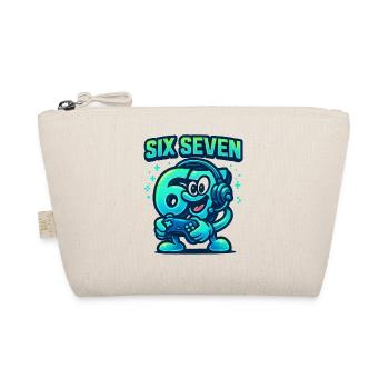 Six Seven Gamer Mascot Italian Brainrot Gaming - Organic Pouch - nature - Front