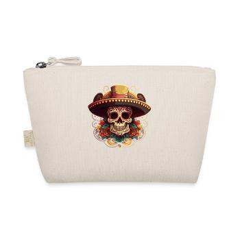 Sugar Skull Sombrero Fiesta - Bio-Täschchen - Natur - Vorne