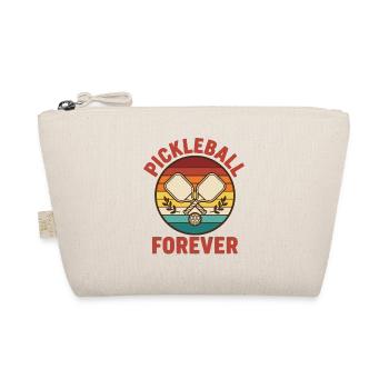 Pickleball Forever lustiger Pickle-Ball - Bio-Täschchen - Natur - Vorne