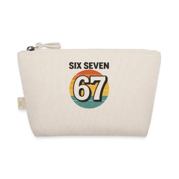 Six Seven 67 Italian Brainrot Retro Sunset Meme - Organic Pouch - nature - Front