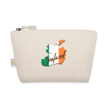 Carte avec le drapeau de l’Irlande, j’adore l’Irlande - Trousse biologique - nature - Devant