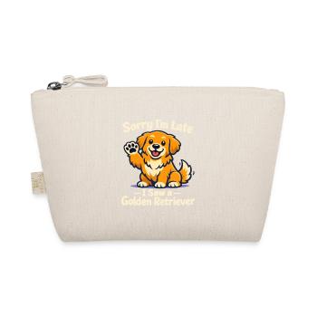 Entschuldigung, dass ich zu spät bin. Ich habe einen Golden Retriever gesehen. - Bio-Täschchen - Natur - Vorne