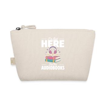 Audiobook Love for Bookworms and Readers Novel - Organic Pouch - nature - Front