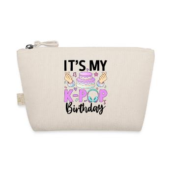 C’est mon anniversaire de K Pop - Trousse biologique - nature - Devant