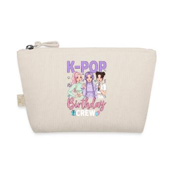 K-Pop Birthday Crew - Organic Pouch - nature - Front
