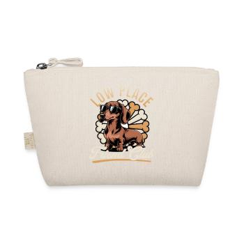 Teckel de race de chien drôle - Trousse biologique - nature - Devant