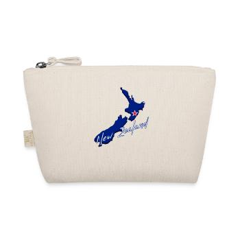 Carte avec le drapeau de la Nouvelle-Zélande - Trousse biologique - nature - Devant