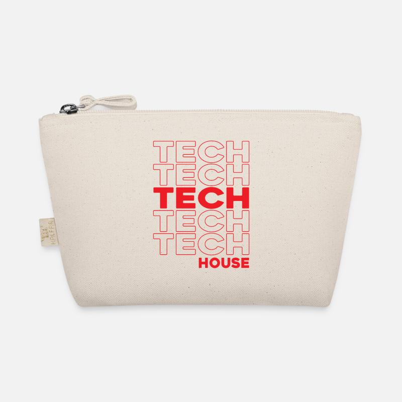 Tech House Neon-Stacks Bio-Täschchen