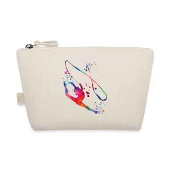 Gymnastin Mit Band Rhythmische Sportgymnastik - Bio-Täschchen - Natur - Vorne