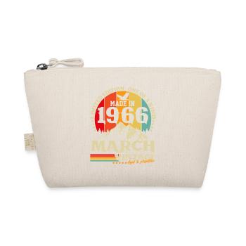 Mars 1966 Vintage Born Birthday Retro - Trousse biologique - nature - Devant