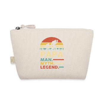 Papa Myth Legend Retro Sunset - Organic Pouch - nature - Front