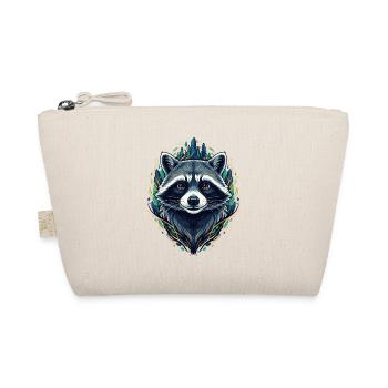 Raccoon Forest Magic Graphic - Organic Pouch - nature - Front