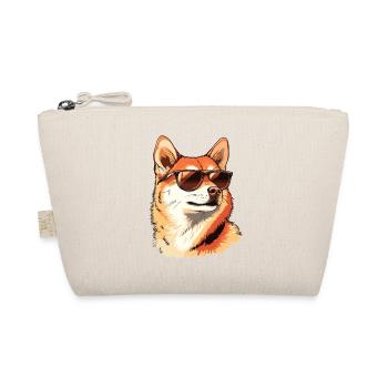 Shiba Inu Sunglasses: Chill Dog - Organic Pouch - nature - Front
