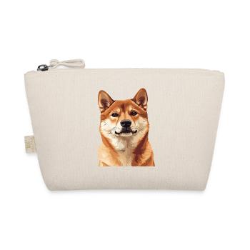 Shiba Inu Portrait Illustration - Trousse biologique - nature - Devant
