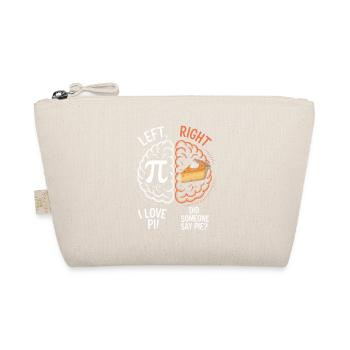 Pi vs Pie: Left Right Brain - Organic Pouch - nature - Front
