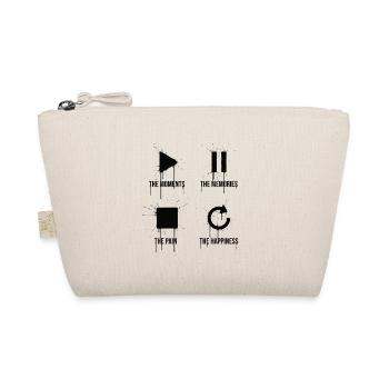Mindfulness, Moments, Memories, Happiness - Organic Pouch - nature - Front