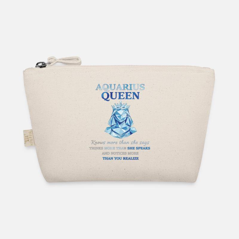Aquarius Queen Sternzeichen Wassermann Bio-Täschchen