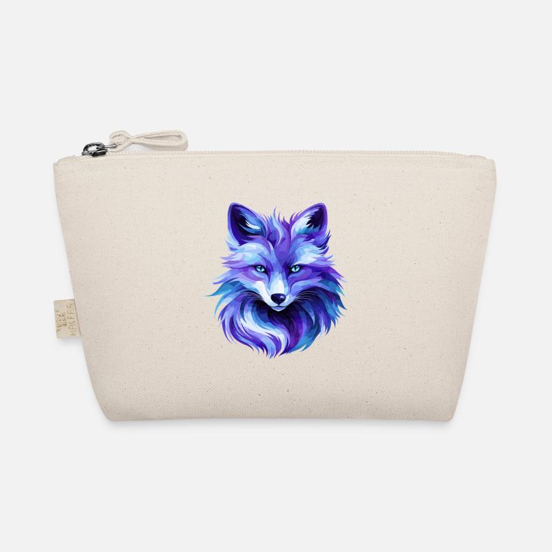 Art coloré de renards polygonaux – Design animalier moderne Trousse biologique