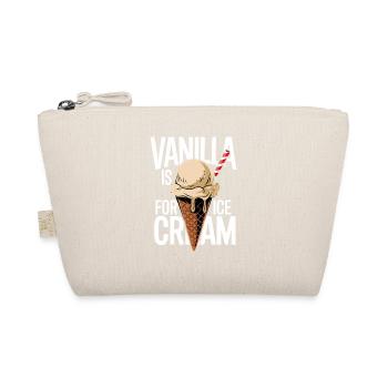 Vanille Eiscone im Kontrast - Bio-Täschchen - Natur - Vorne