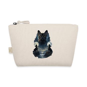 Frenchie Bouledogue Français Deux Lunes - Trousse biologique - nature - Devant