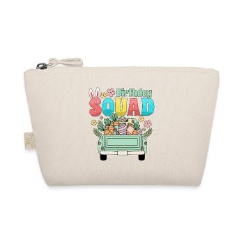 Birthday Squad Happy Easter Kids Birthday - Organic Pouch - nature - Front