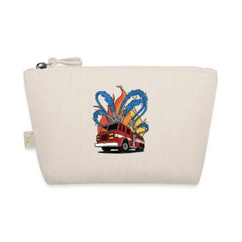 A fire truck extinguishes a fire – a rescue operation - Organic Pouch - nature - Front