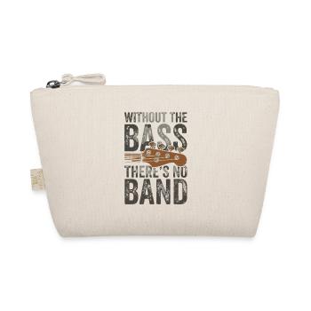 Bass Gitarre Design – Without the Bass - Bio-Täschchen - Natur - Vorne