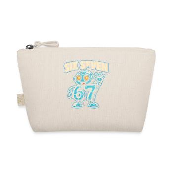 Six Seven 67 Italian Brainrot Robot Meme Humor - Organic Pouch - nature - Front