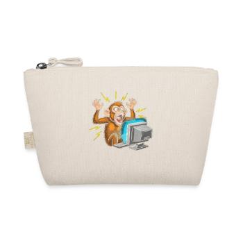 Monkey Computer Outbreak - Organic Pouch - nature - Front