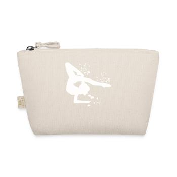 Gymnast with clubs rhythmic gymnastics - Organic Pouch - nature - Front