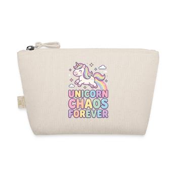 Unicorn Chaos Forever Unicorn Pastel - Organic Pouch - nature - Front
