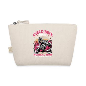 Quad ATV Woman Girl Four Wheeler - Organic Pouch - nature - Front