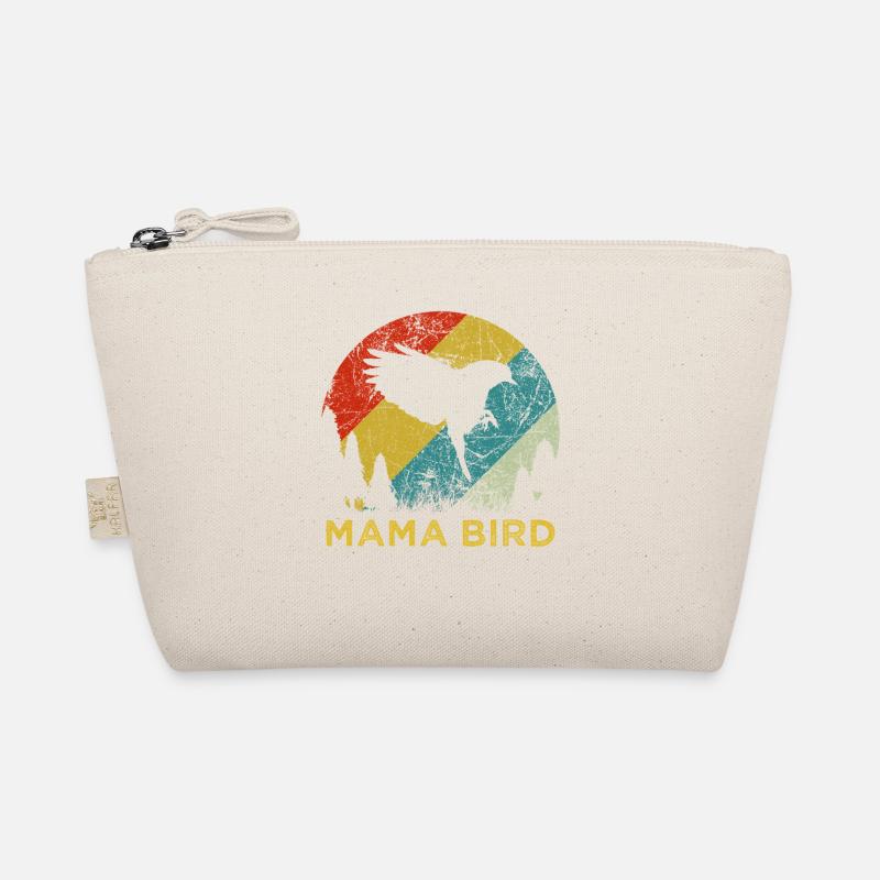 Mama Bird Retro Vintage-Muttertags-Ästhetik Bio-Täschchen