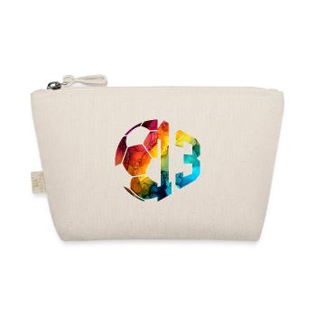 NON. 13 FOOTBALLEUR NUMÉRO 13 FOOTBALL 13E ANNIVERSAIRE - Trousse biologique - nature - Devant