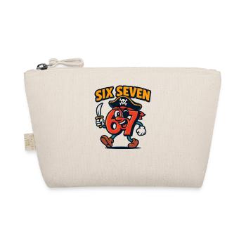 Six Seven 67 Pirate Italian Brainrot Humor Funny - Organic Pouch - nature - Front