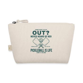 Pickleball-lustige Spielerin liebt Pickleball-Courtout - Bio-Täschchen - Natur - Vorne