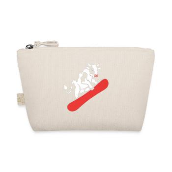 Vache sur skateboard - Trousse biologique - nature - Devant