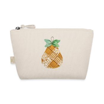Quilt vintage en fausse poire en patchwork - Trousse biologique - nature - Devant