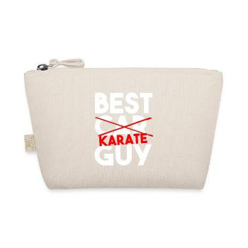 Bester Karate-Typ lustiger Kampfsport-Slogan - Bio-Täschchen - Natur - Vorne