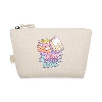 Style Kawaii mignon Stack of Books Design - Trousse biologique - nature - Devant