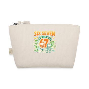 Six Seven 67 Italian Brainrot Nerd Humor Lustig - Bio-Täschchen - Natur - Vorne