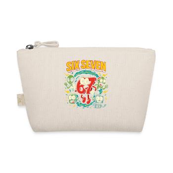 Six Seven 67 Italian Brainrot Nerd Humor Funny - Organic Pouch - nature - Front