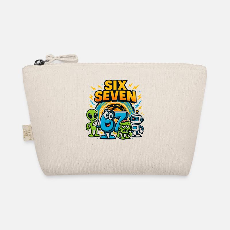 Six Seven 67 Italian Brainrot Nerd Humor Funny Organic Pouch