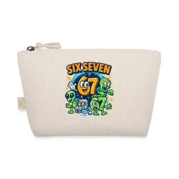 Six Seven 67 Italian Brainrot Nerd Humor Lustig - Bio-Täschchen - Natur - Vorne