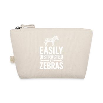 Zebra Sayings Zebras Funny Zebra Gift - Organic Pouch - nature - Front