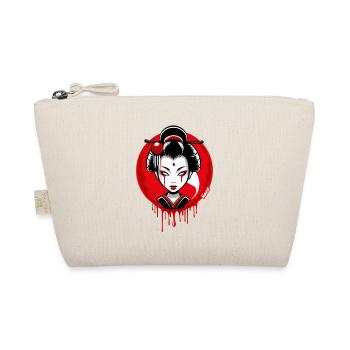 Geisha Nachtmond - Bio-Täschchen - Natur - Vorne