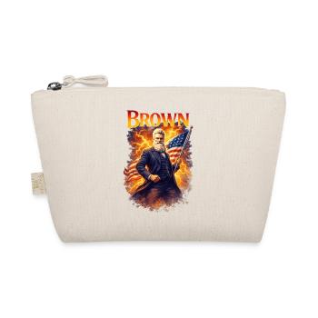 John Brown USA Flag - Bio-Täschchen - Natur - Vorne