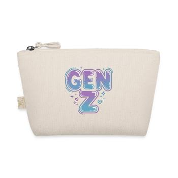 Conception de polices en dégradé de la génération Z - Trousse biologique - nature - Devant